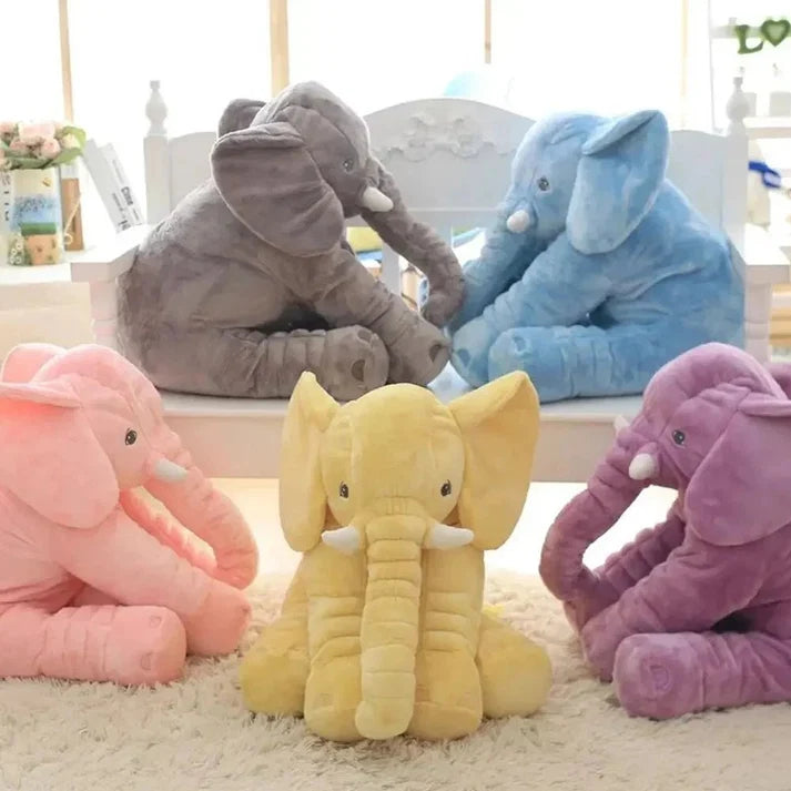 Cozy Cuddle Moments For Baby | Giant Plush Elephant Pillow Toy