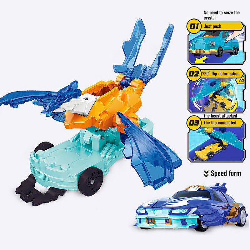 Flip Stunt Car Toy ABS | Self-Triggering Jump, Flip & Shape-Change Action | No Battery, Reusable, Impact-Resistant 11