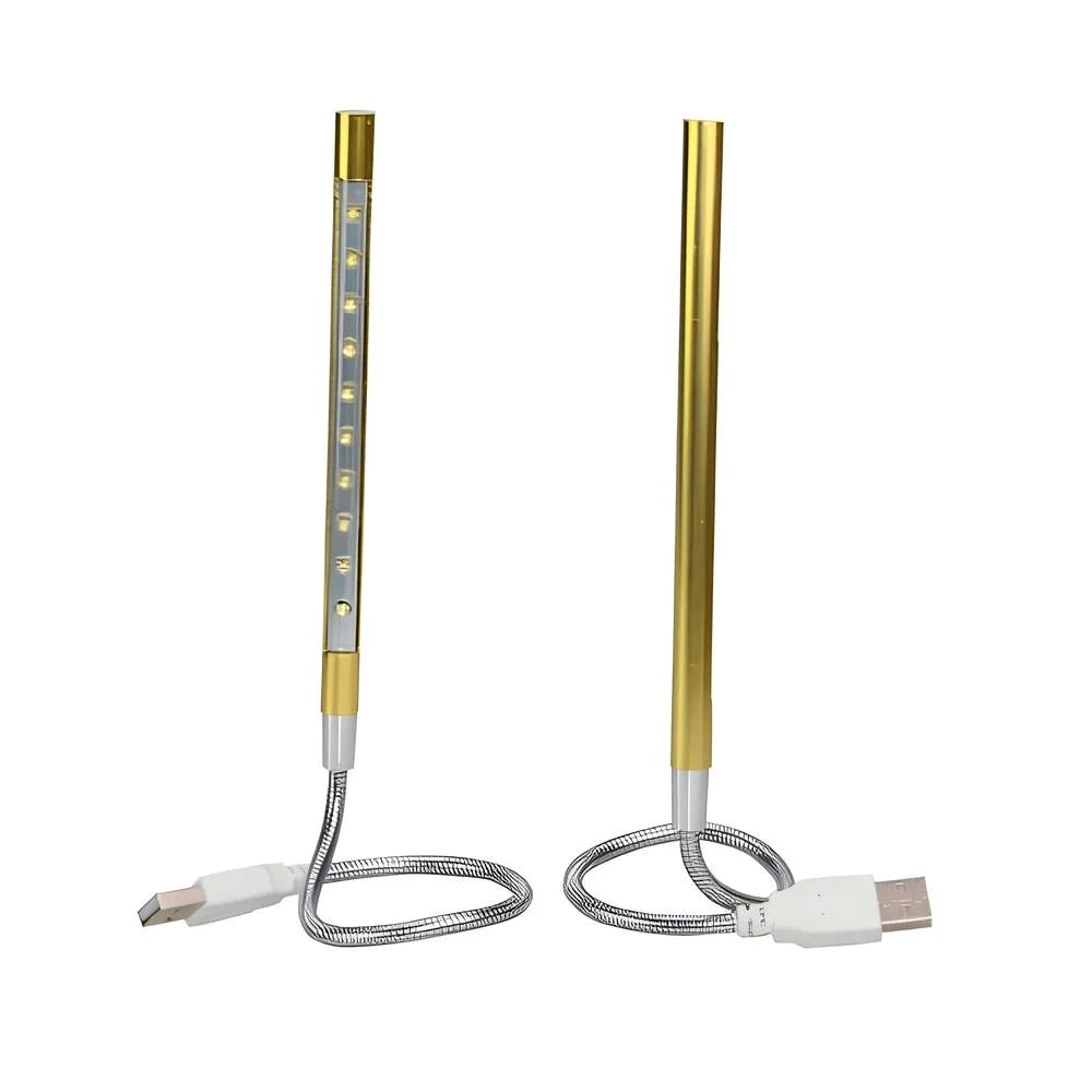 Flexible USB LED Lamp | Bendable Gooseneck Arm, 14 W LED | Warm & Cool White Light for Desks, Reading, Travel, Emergencies 16
