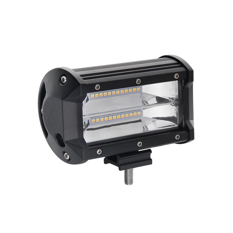 LED Work Light Pods Aluminium Alloy | 72 W 10800LM Flood Beam 6 Light Modes | IP67 Waterproof Strobe Lamp for Trucks 4