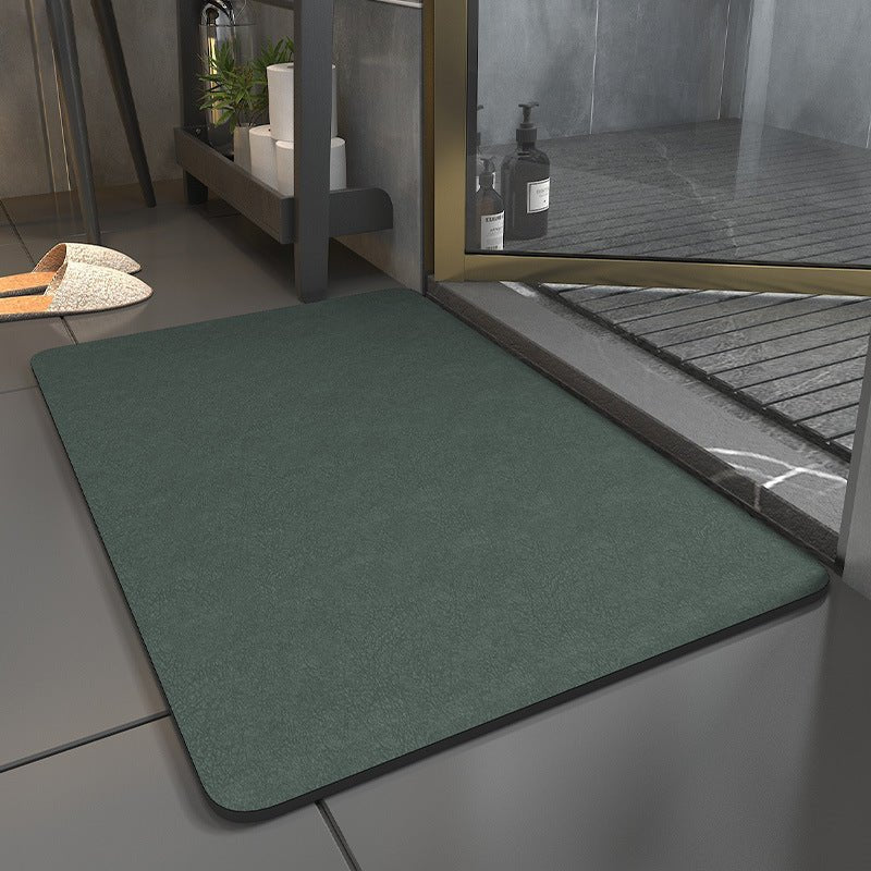 Anti-Slip Bath Mat Quick-Dry | 40x60 to 60x90 cm, 5 Colours | Slip-Resistant Base, Machine Washable, Modern Design 3