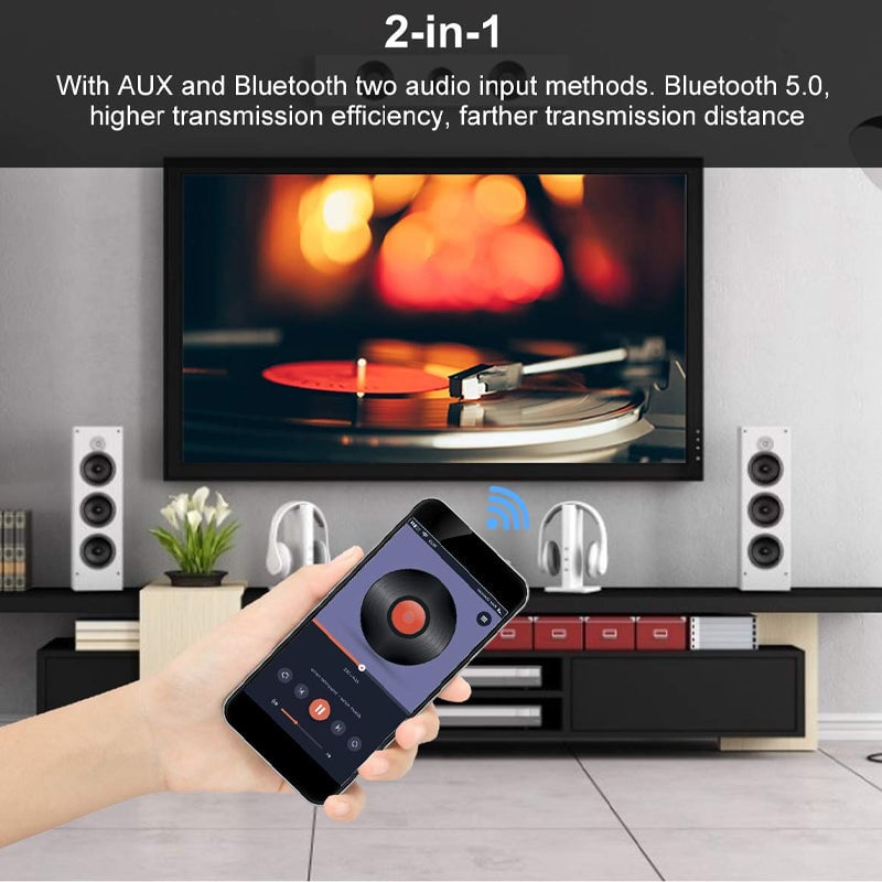 2.1 Channel Power Amplifier Module | Bluetooth & AUX Input with Bass Treble Control | 50 W x2 + 100 W Subwoofer Output 9