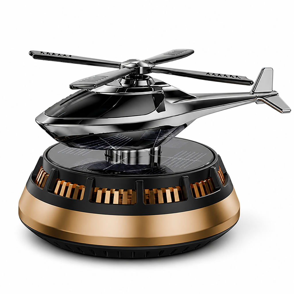 Solar Car Air Freshener Spinner | Sunlight-Powered Rotating Blades | Long-Lasting Fragrance, No Batteries Required 4