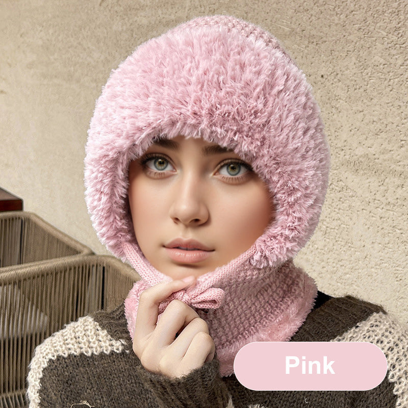 Heat Protection Balaclava 3-in-1 Fleece Lined Stretch Knit with Neck Warmer 5