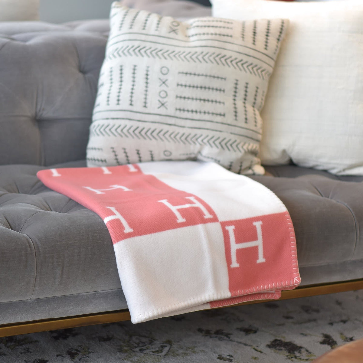 Cashmere Wool Blend Throw Blanket | Soft Warm Knit for Sofa, Bed or Armchair | Elegant Christmas Gift for Any Home 5