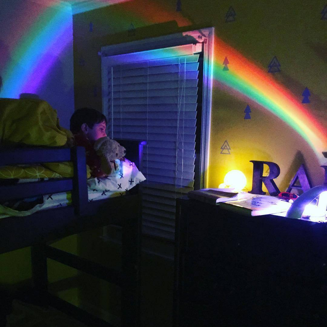 Unicorn Night Light Lamp | Rainbow Glow Design, Soft Ambient Light | Portable Battery-Powered Nightlight for Kids and Adults 1