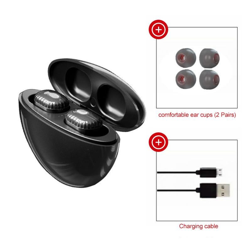 Wireless Bluetooth Earphones 5.1 | 8 mm Speaker Driver & 10 m Transmission Range | 300 mAh Charging Case, Sweatproof Design 1