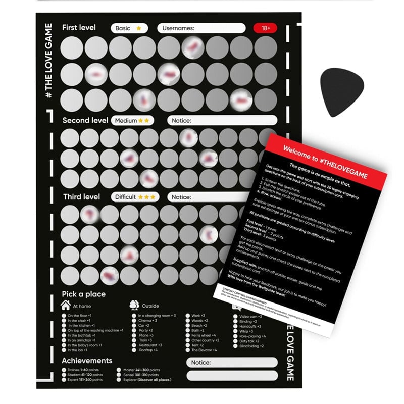 Couples Scratch Off Poster | 100 Illustrated Date Ideas & Bucket List Challenges | Eco-Friendly Keepsake Gift Idea 2