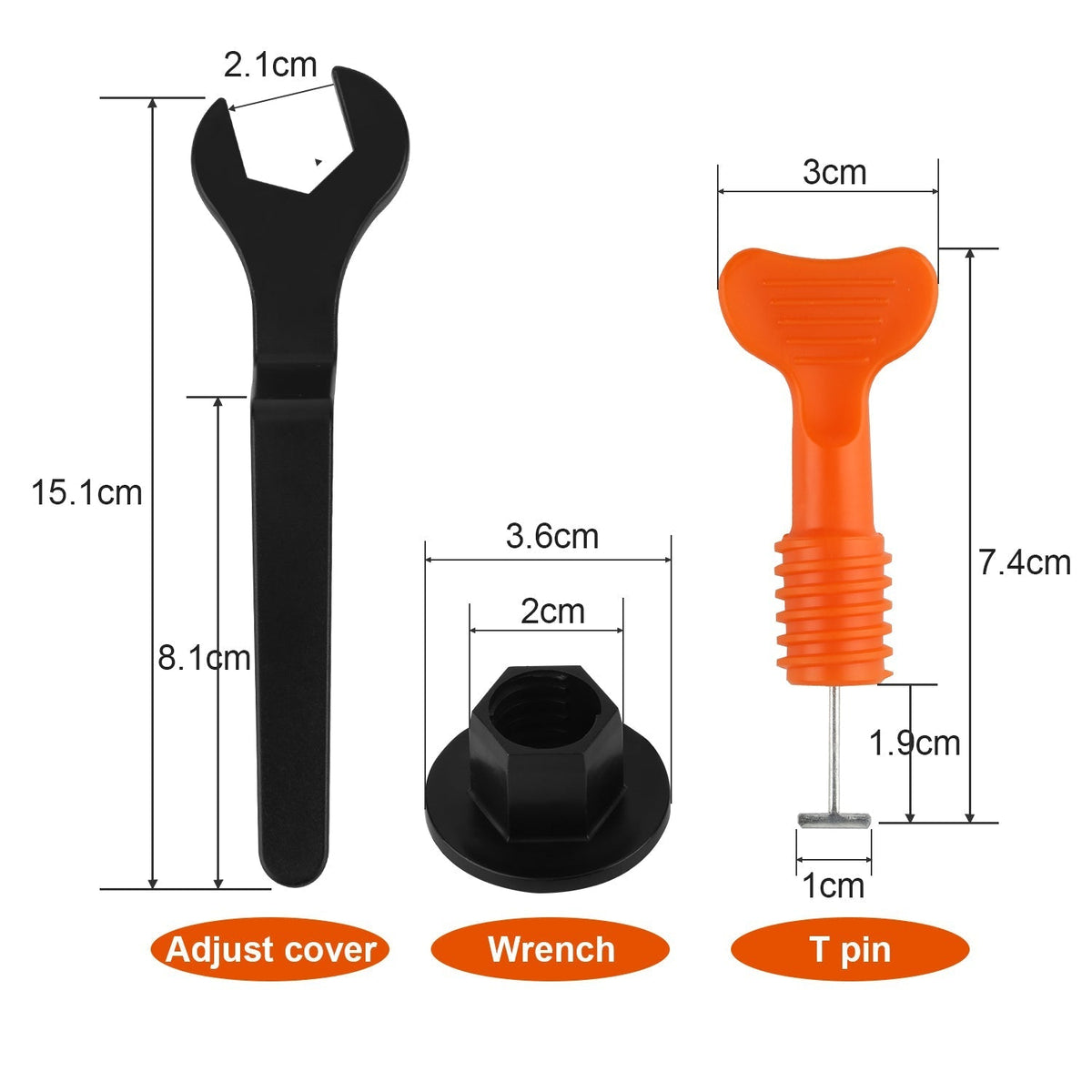 Tile Levelling System Kit 110/220 Pieces | Manganese Steel Needles, 4 Wrenches | Reusable, Ensures Flat Floors & Walls 2
