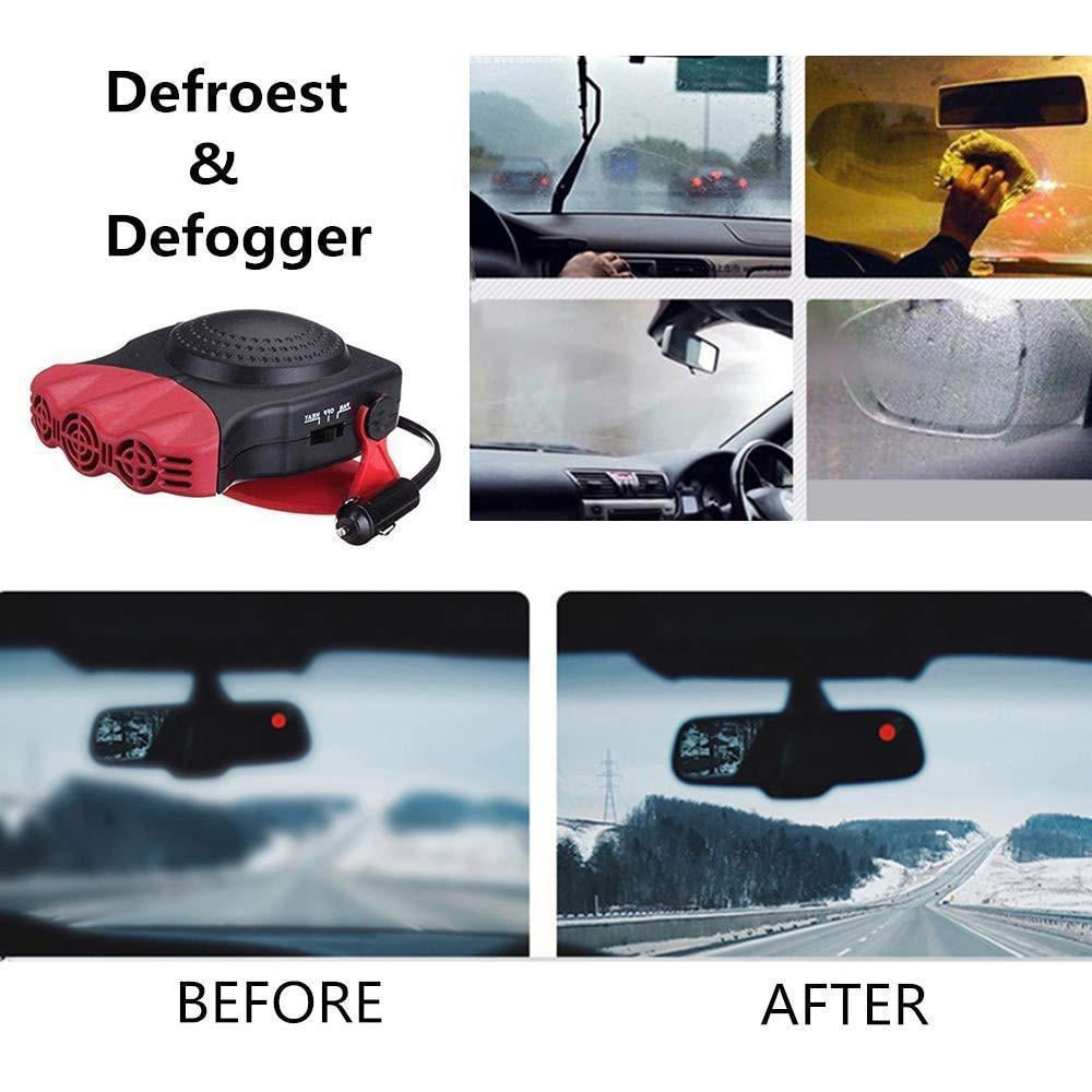 Portable Car Heater 150 W | 12 V Cigarette Lighter Plug-In Defroster and Defogger | Heat or Cool with 180 Degree Rotary Mount 1
