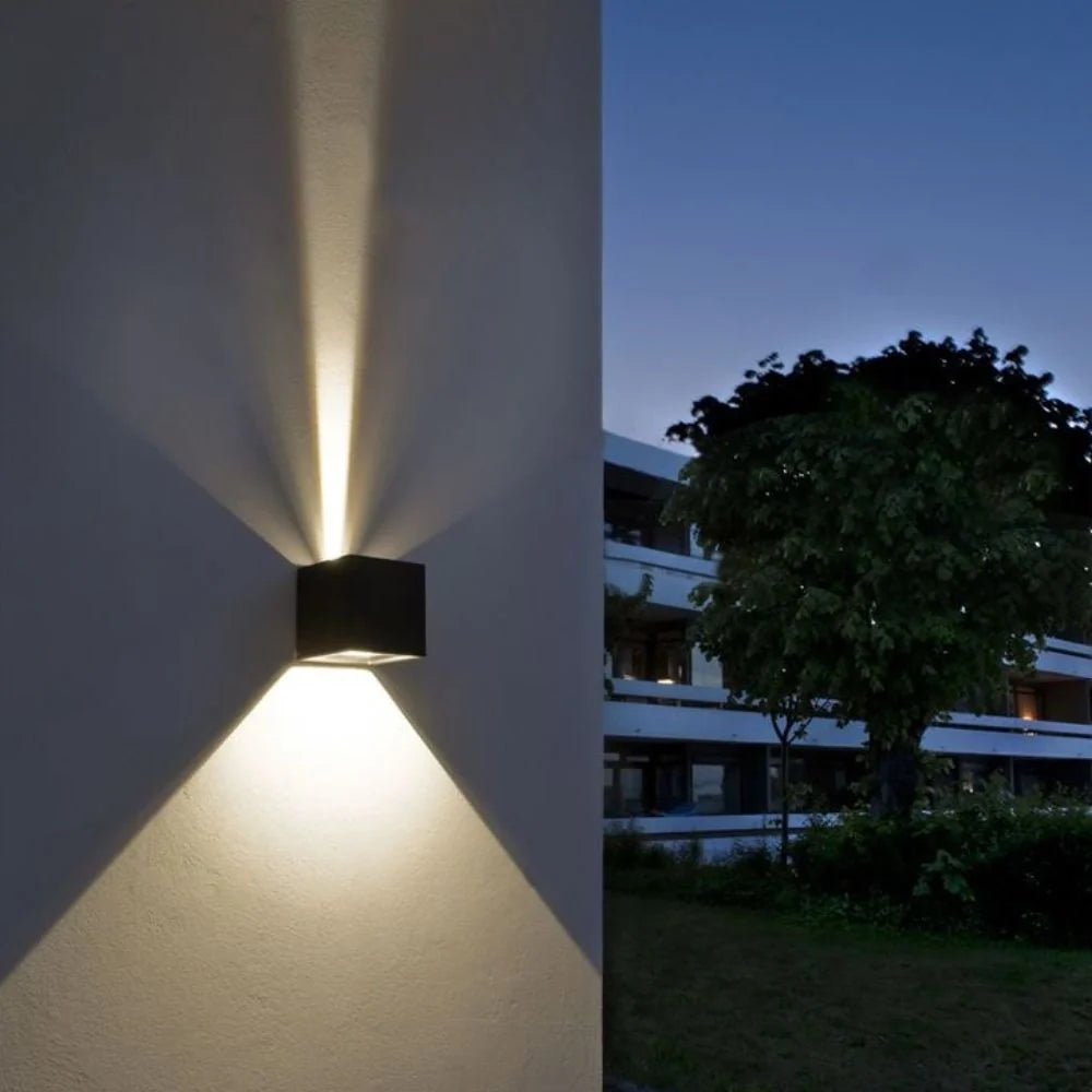 Adjustable Wall Light Aluminium 10 x 10 cm | Hardwired or USB Rechargeable, 4 Colours | 100° Tilt, Waterproof Outdoor Use 23