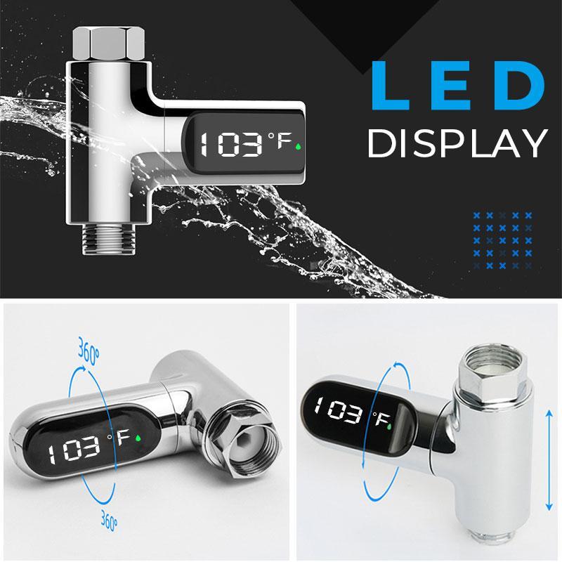 Bath Thermometer Water-Powered | IPX7 Waterproof 360° Rotating Display | Instant Colour-Coded Temperature Alerts 4