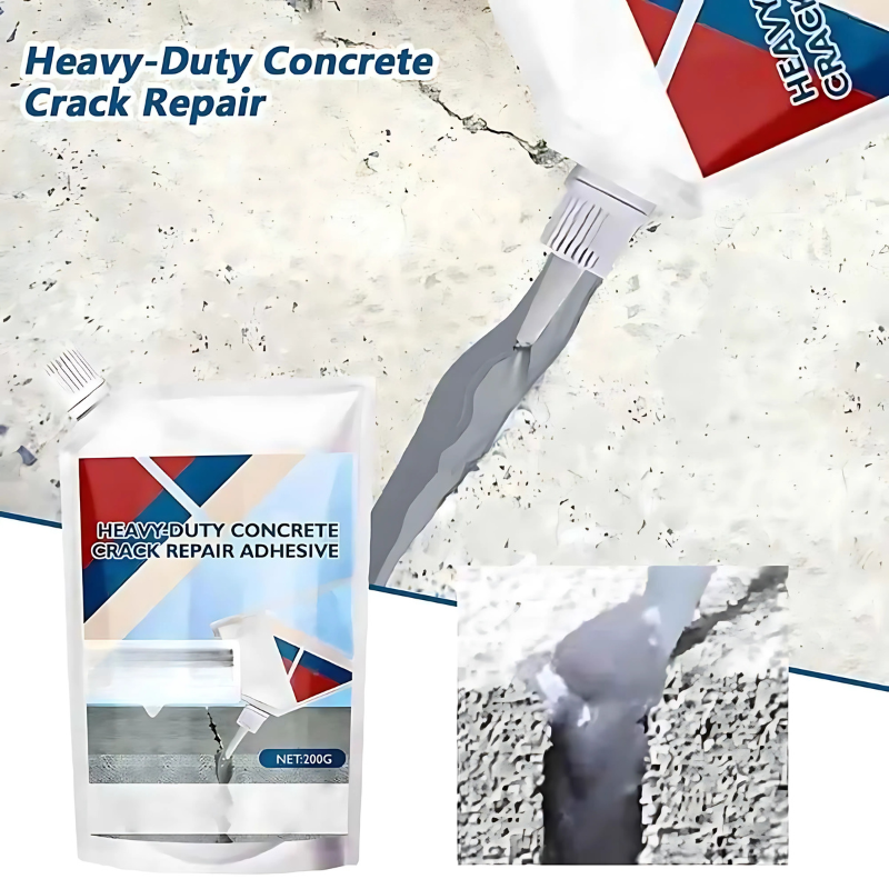 Concrete Crack Sealant Weatherproof DIY Adhesive with Quick-Dry Set