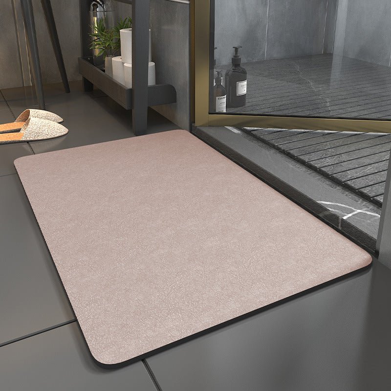 Anti-Slip Bath Mat Quick-Dry | 40x60 to 60x90 cm, 5 Colours | Slip-Resistant Base, Machine Washable, Modern Design 5