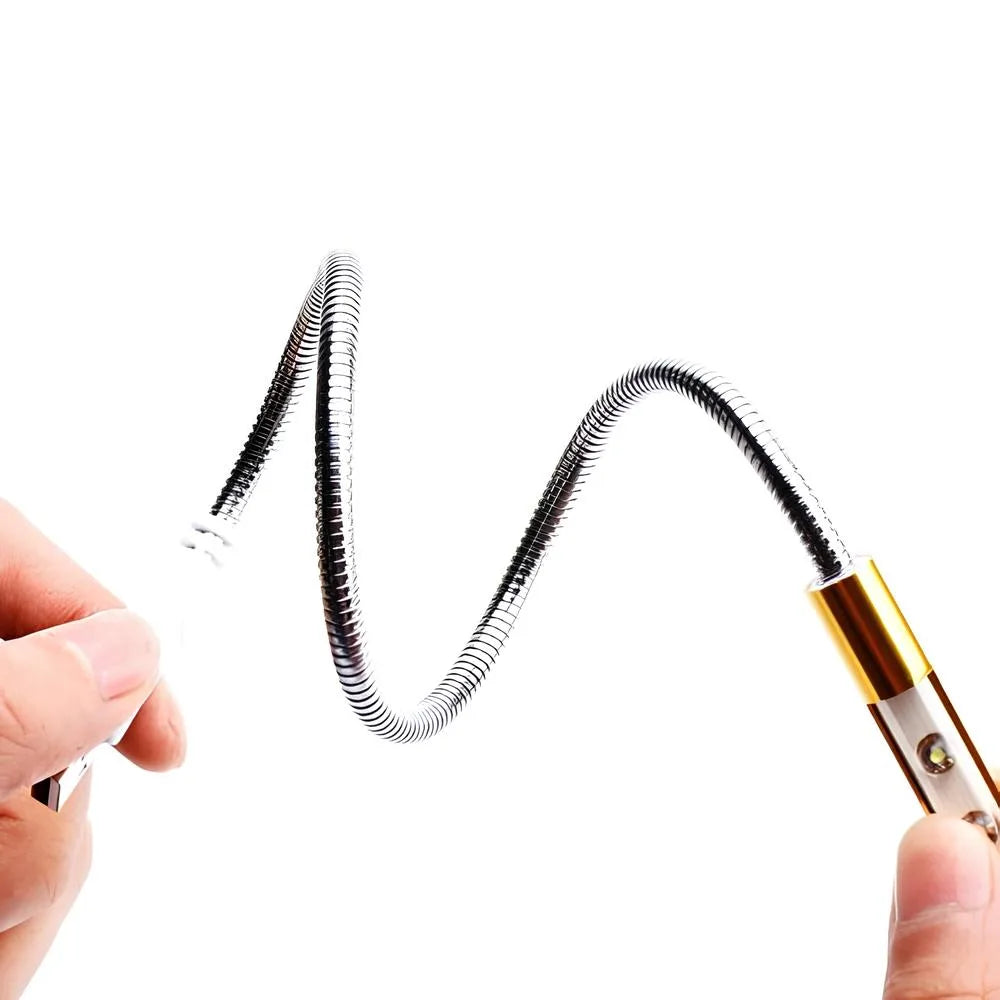 Flexible USB LED Lamp | Bendable Gooseneck Arm, 14 W LED | Warm & Cool White Light for Desks, Reading, Travel, Emergencies 15