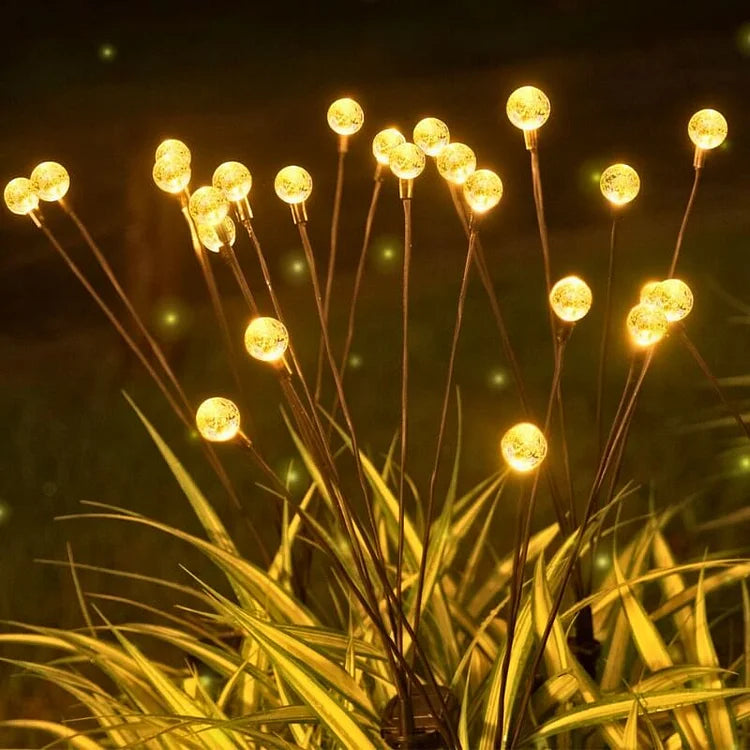 Solar LED Garden Lights | 8 or 10 Heads, Warm White Light | Weatherproof, Automatic Dusk-to-Dawn, No Wiring Needed 11