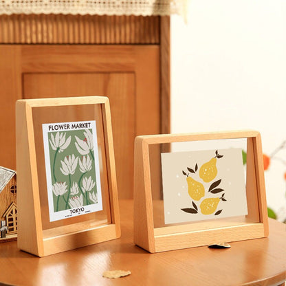 Norvik | Beech Wood Photo Frame - Acrylic Glass Display
