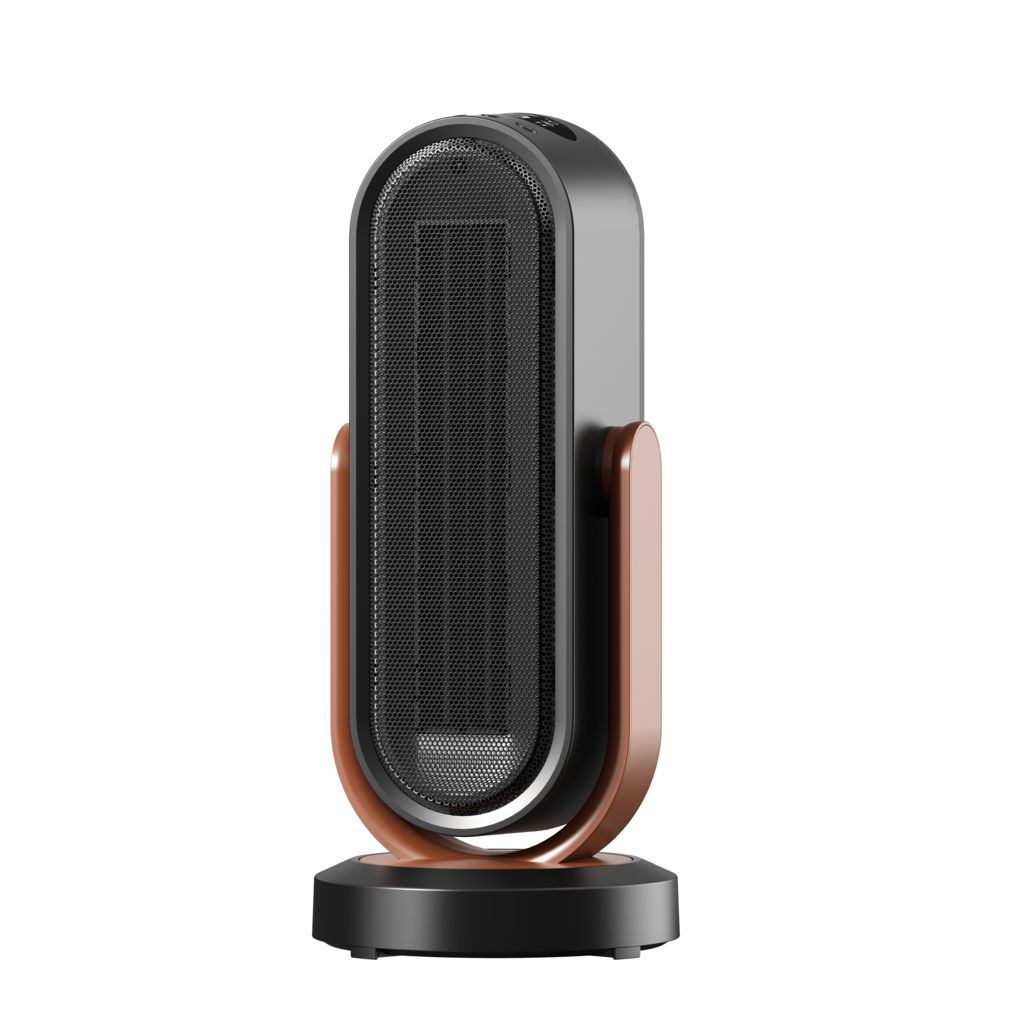 Electric Space Heater with Remote Control | 120° Oscillation, Adjustable Angle | Quiet 45 dB & Child Lock Safety 8