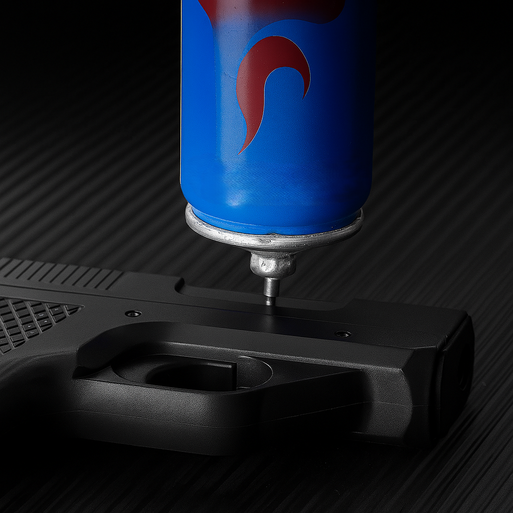 Gun Shape Secret Storage Jet Flame Lighter - Image 4