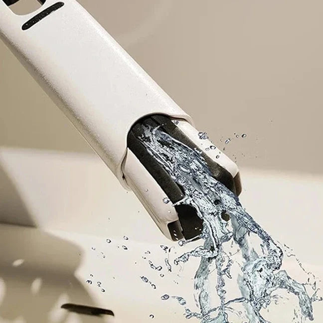 Squeeze Mop Compact Self-Wringing | 1 Handle 4 Head or 2 Handle 5 Head | Hands-Free Space-Saving Cleaning Tool 3