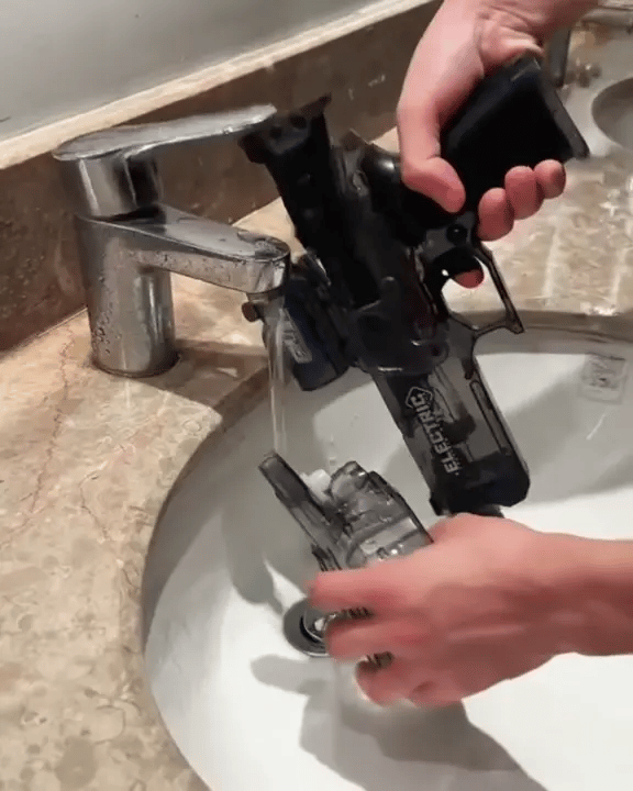 Electric Water Gun for Summer Water Fights | Continuous Firing, Long-Range Shots | Up to 105-Min Battery & Large Tank 13