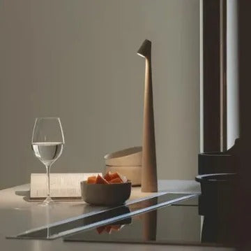 LED Mood Lamp Aluminium & ABS | Tap-Activated Stepless Dimming, USB-C Rechargeable | IP54 Weather-Resistant Cordless Lighting 4
