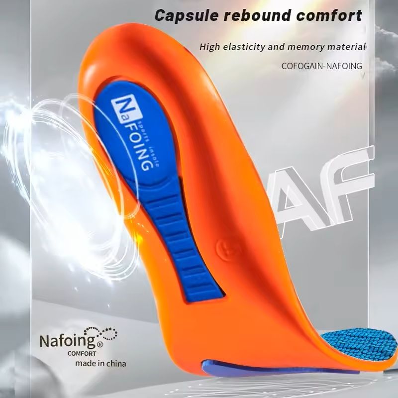Orthotic Arch Support Insoles for Flat Feet | Shock-Absorbing Heel Pad | Trimmable Custom Fit for Running, Walking & Work Shoes 6