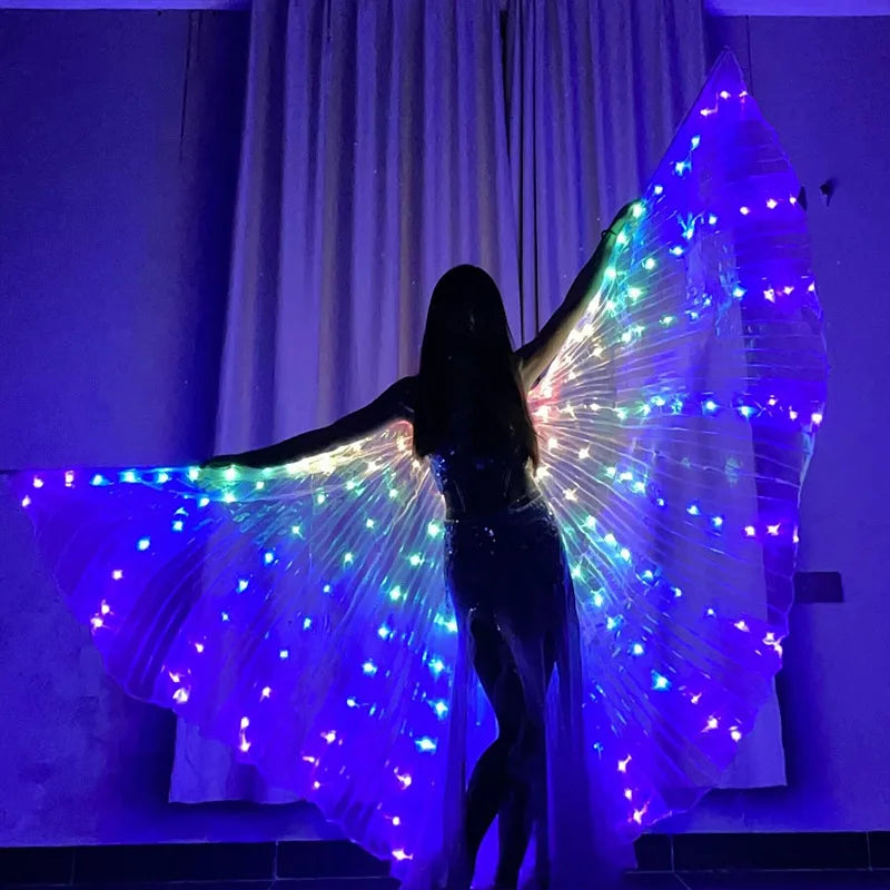 Women's LED Wings | Light Up Belly Dance Prop 3