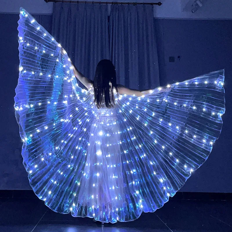 Women's LED Wings | Light Up Belly Dance Prop 5