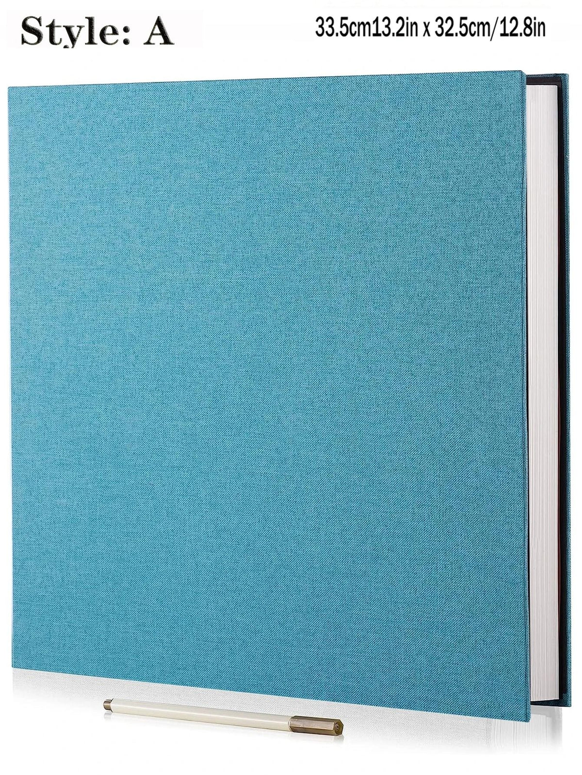 Linen Photo Album Fabric Hardcover | Self-Adhesive Pages Fit 2x3 4x6 5x7 8x10 Photos | No Glue Needed, Reposition Freely 19