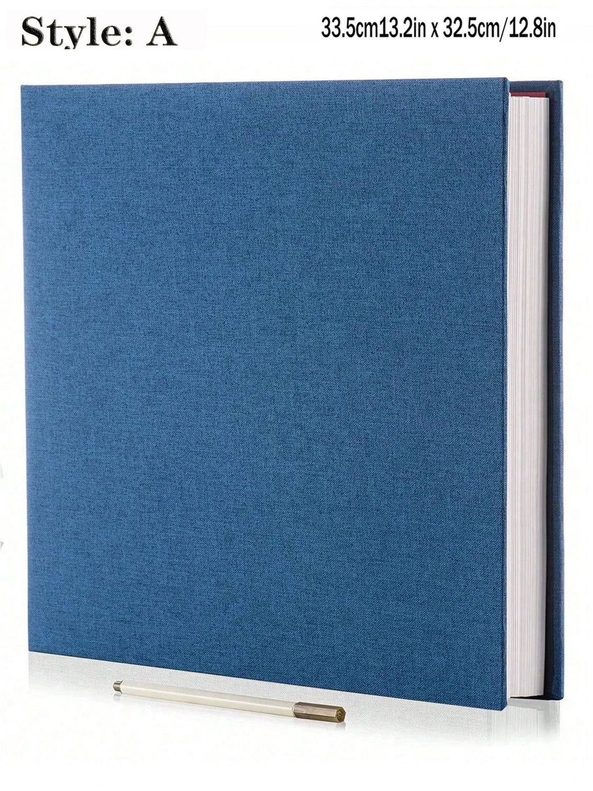 Linen Photo Album Fabric Hardcover | Self-Adhesive Pages Fit 2x3 4x6 5x7 8x10 Photos | No Glue Needed, Reposition Freely 22
