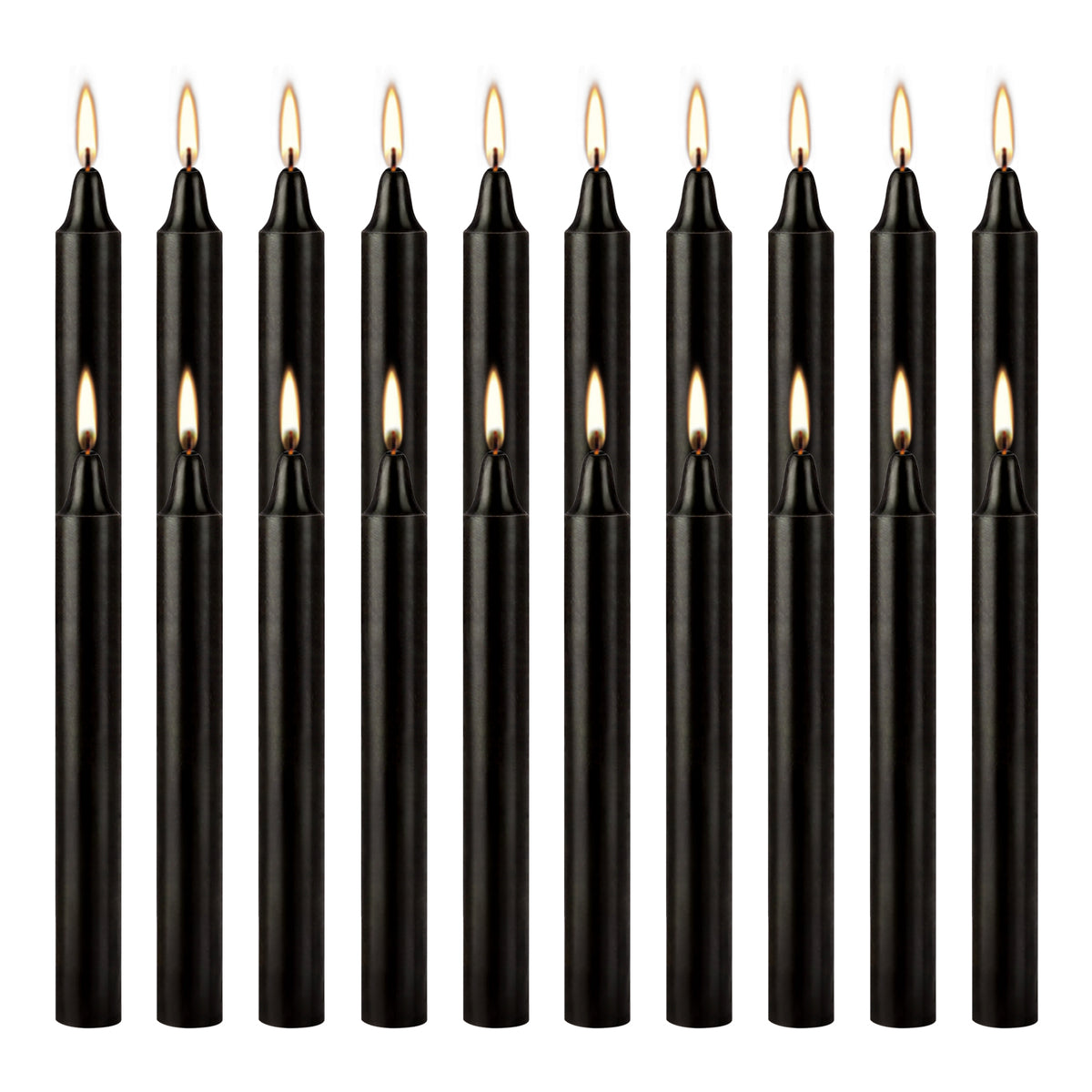 Unscented Taper Candles 20-Pack | Drip-Free, Smoke-Free Wax | Ideal for Dinners, Weddings, Church & Emergencies 4
