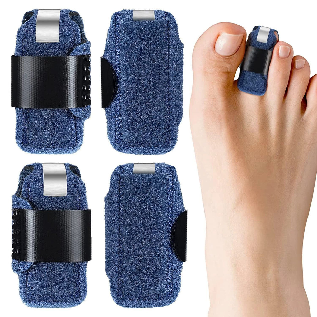 Toe Corrector Brace for Women | Hammer Toe Straightener Splint | Breathable, Reusable Support for Day and Night Wear 7