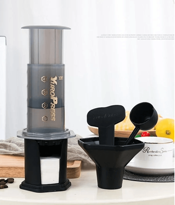 Portable French Press Coffee Maker Stainless Steel | Reusable Filter, Travel-Ready Design | Bold, Full-Bodied Brew Anywhere 2