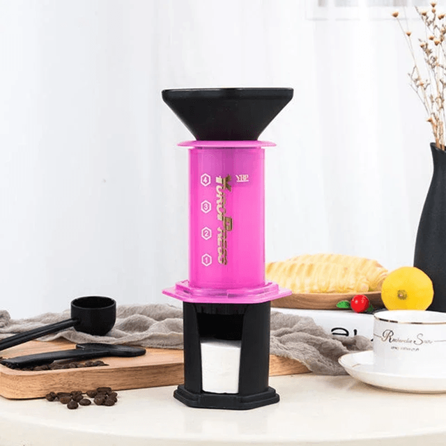 Portable French Press Coffee Maker Stainless Steel | Reusable Filter, Travel-Ready Design | Bold, Full-Bodied Brew Anywhere 4