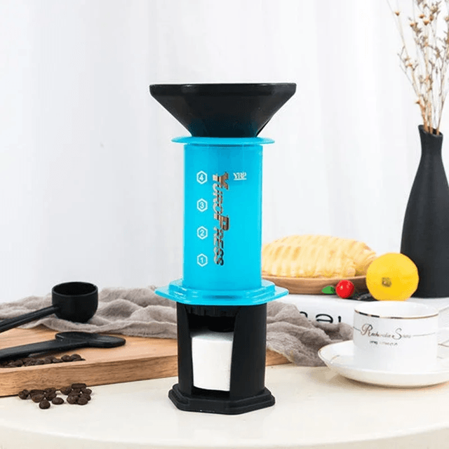Portable French Press Coffee Maker Stainless Steel | Reusable Filter, Travel-Ready Design | Bold, Full-Bodied Brew Anywhere 5