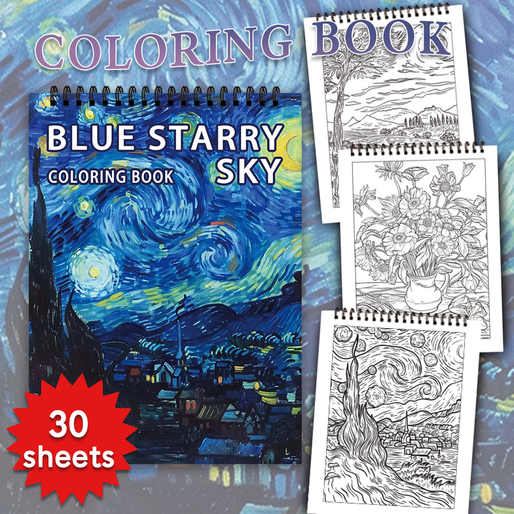 Spiral Colouring Book for Adults | Thick 100gsm Paper, Lay-Flat Spiral Binding | Stress Relief Art Therapy Gift 2