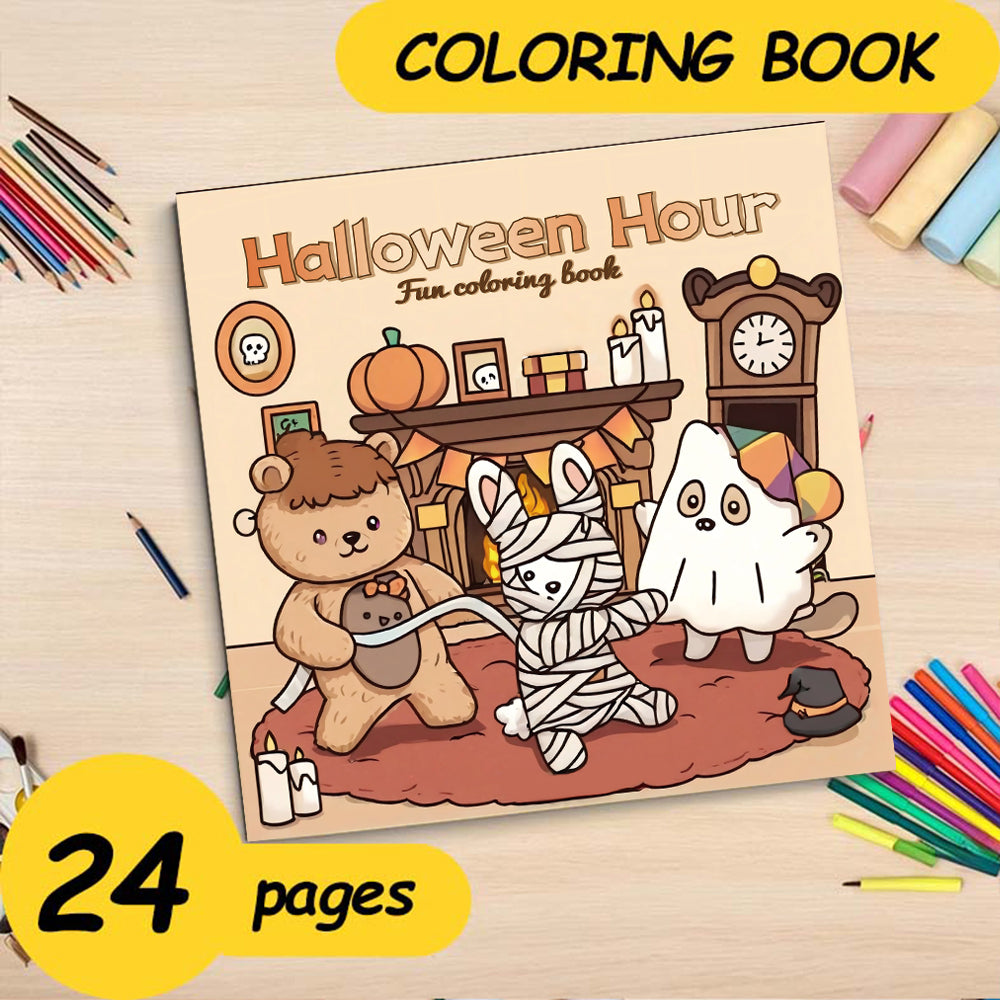Halloween Coloring Book for Adults & Teens | Creepy Creatures Doodle Art | Single-Sided Anti-Bleed Pages for Markers & Pencils 2
