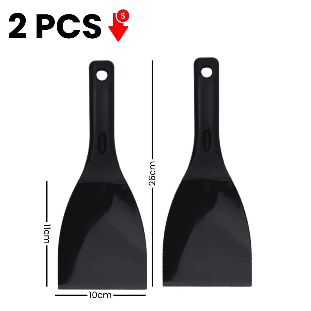 Flexible Pizza Dough Scraper Spatula Food-Grade Plastic | Ergonomic Handle, Hanging Hole | Non-Scratch Dough Cutting & Lifting 10
