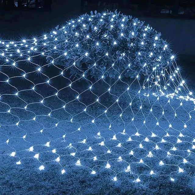 LED Net Mesh Fairy Light Curtain | 8 Lighting Modes, Up to 672 LEDs | For Parties, Weddings and Halloween Décor 12