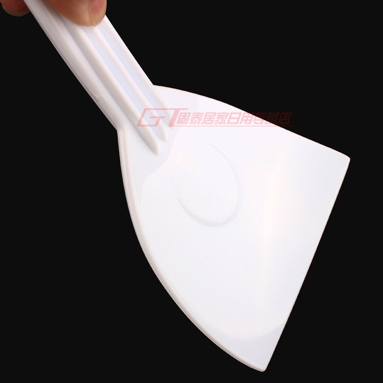 Dough Scraper Cutter Plastic | Tri-Angle Shovel for Dough, Butter & Chocolate | Scratch-Free, Dishwasher Safe Baking Tool 4
