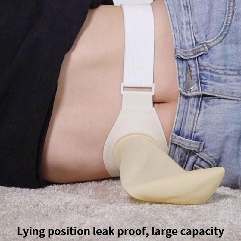 Drainable Ostomy Pouch with Adjustable Belt | Silicone Colostomy Ileostomy Urostomy Bag | Secure, Reusable Support 5