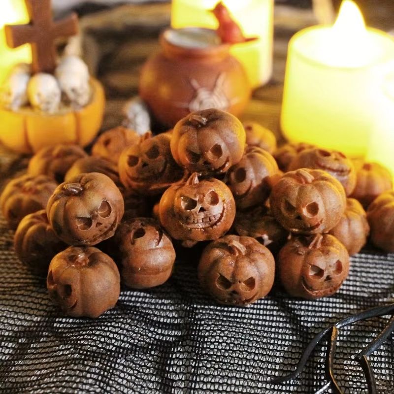 Mini Resin Pumpkins Set of 20 | Fall & Halloween Decor for Tables, Shelves & Wreaths | Reusable Resin Accent Pieces 1