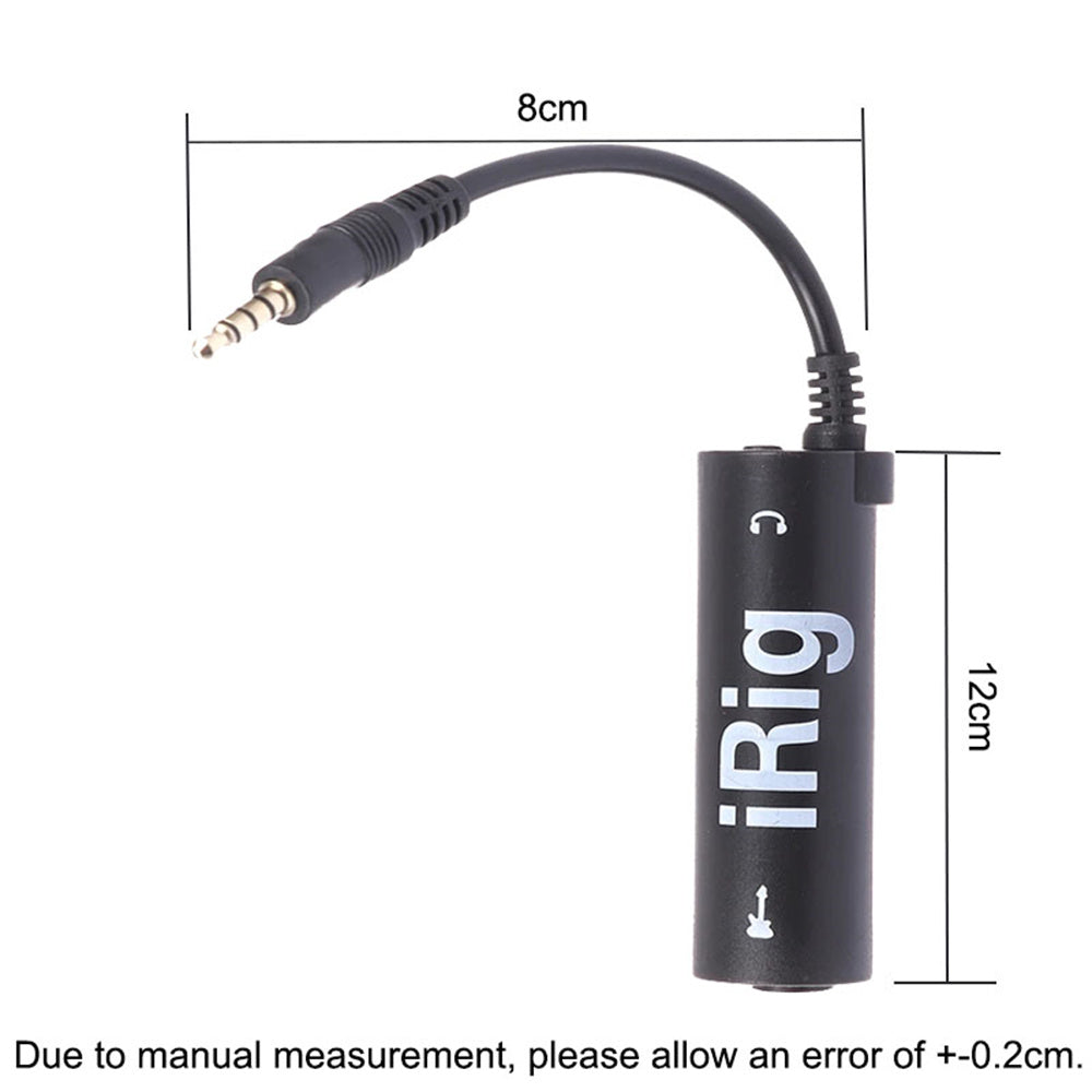 Guitar Interface Converter Audio Cable | Low Noise, High Fidelity Sound Quality | Frosted Anti-Scratch, Universal Fit 4