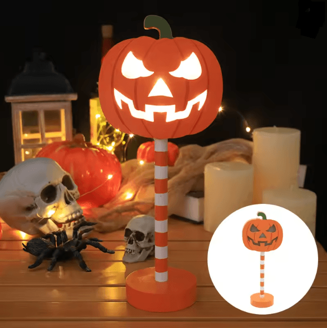 Halloween Pumpkin Ghost LED Night Light | Waterproof, Battery Powered | Cosy Glow for Porch, Garden & Indoor Decor 5
