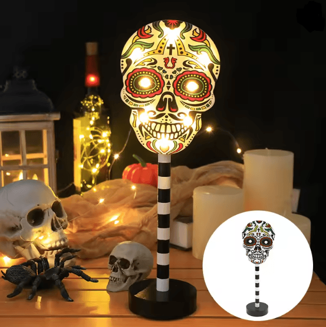 Halloween Pumpkin Ghost LED Night Light | Waterproof, Battery Powered | Cosy Glow for Porch, Garden & Indoor Decor 6