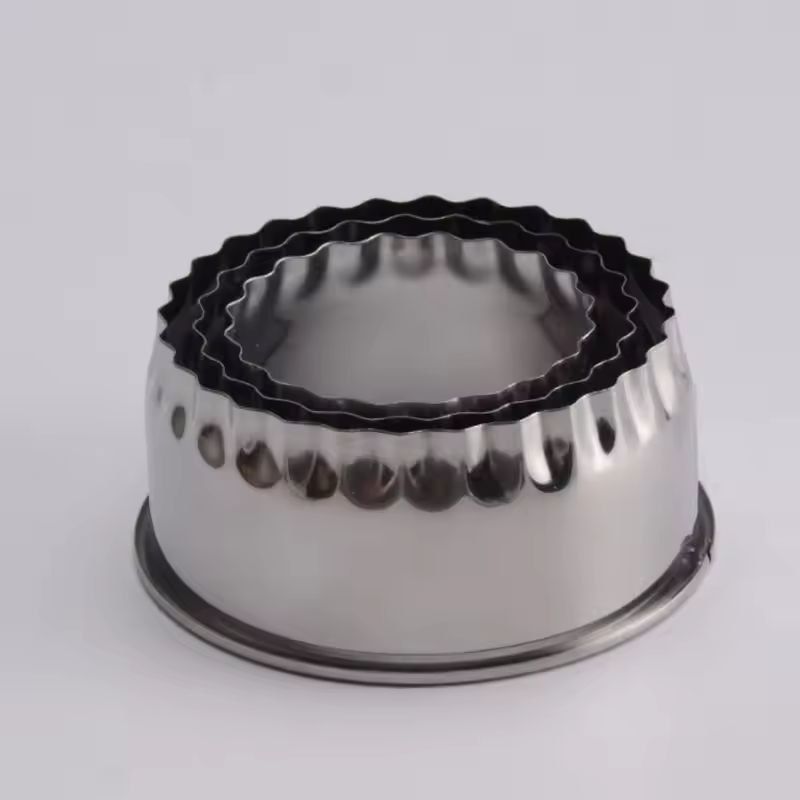 Round Cookie Cutter Set Stainless Steel | 3 Sizes with Rolled Edges | Dishwasher-Safe for Dough, Pastry & Ravioli 8
