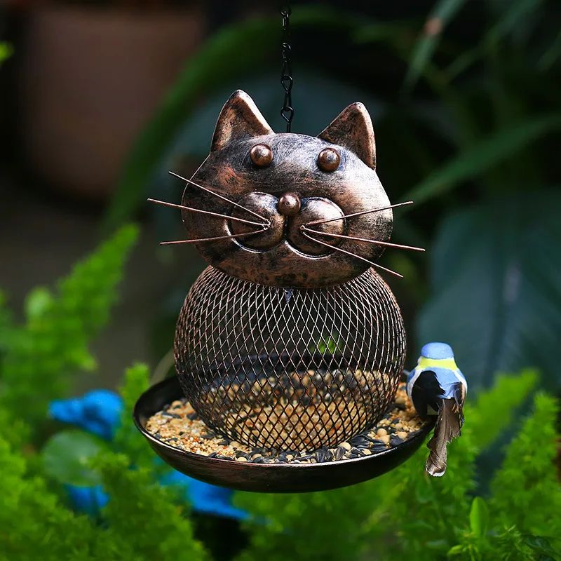 Squirrel-Proof Metal Bird Feeder | Large-Capacity Hanging Design | Rust-Resistant Build for Gardens, Patios & Balconies 2