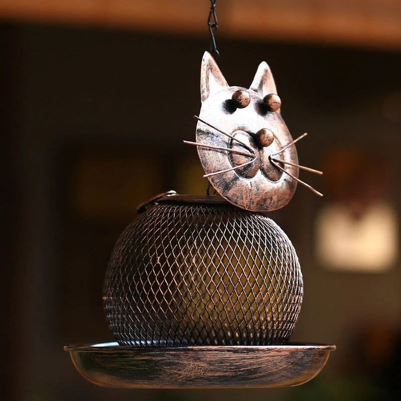 Squirrel-Proof Metal Bird Feeder | Large-Capacity Hanging Design | Rust-Resistant Build for Gardens, Patios & Balconies 5