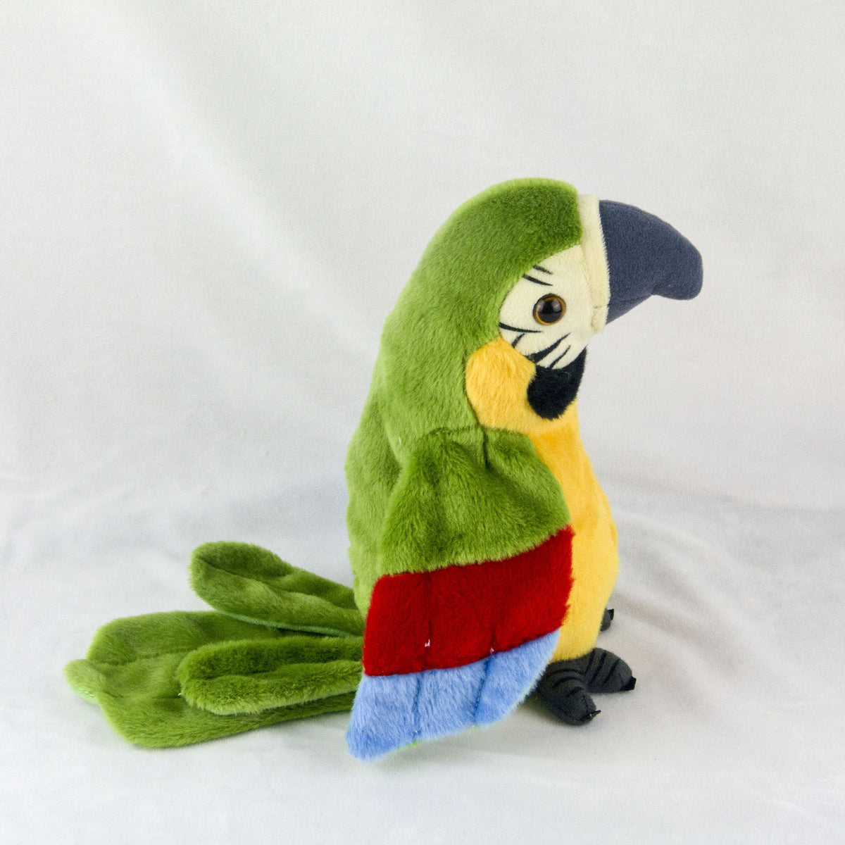 Talking Parrot Plush Toy | Records and Repeats Your Voice | Soft Cuddly Bird Toy for Playful Interactive Learning Fun 7